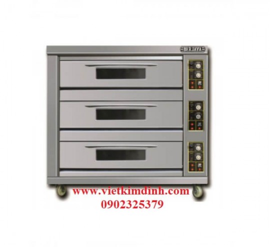 Lò nướng 3 tầng 9 khay dùng gas
